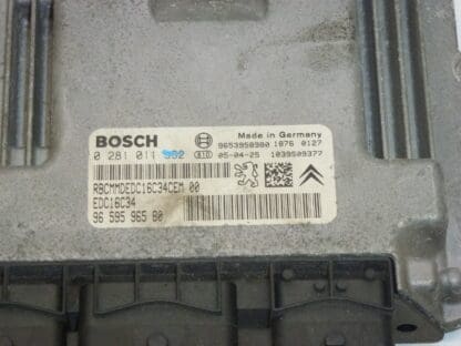 Control unit Bosch EDC16C34 0281011392