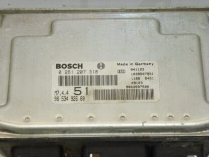 Control unit Bosch M7.4.4 0261207318 9653492680