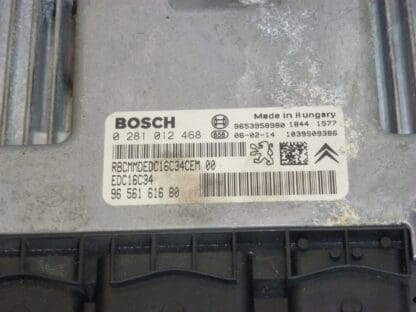Unit Bosch EDC16C34 Citroën Xsara Picasso 0281012468 9656161680