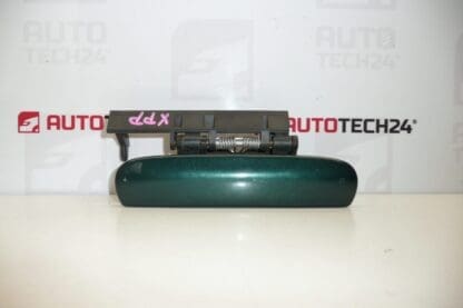 Right front door handle Citroën Xsara green metallic 9101N3