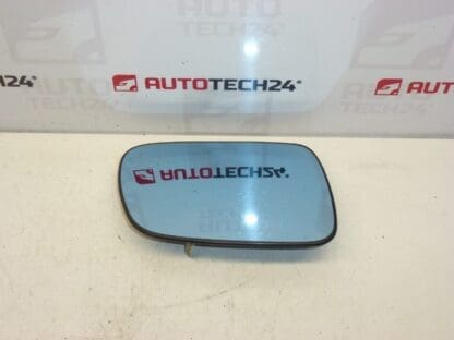 Right mirror glass Peugeot 407 8151GW