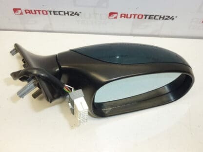 Right rearview mirror green metallic Peugeot 406 8149T1