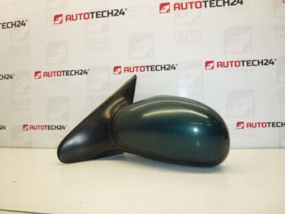 Left rearview mirror green metallic Peugeot 406 8149S2