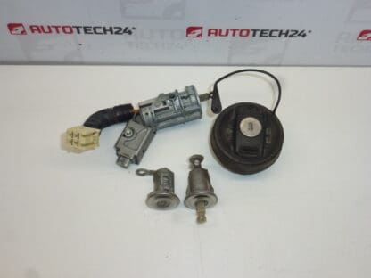 Set of locks + 2 plates Citroën C1 Peugeot 107 1608745780 4162FH