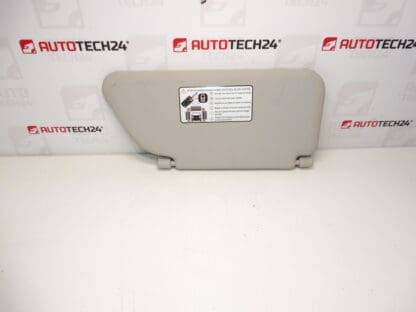 Peugeot 1007 driver's sun visor 8143JN