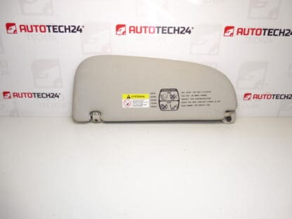 Passenger sun visor Peugeot 206+ 816314