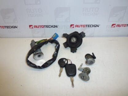 Peugeot 206 lock set 2 keys 1692330580 4162NR 4162Z1