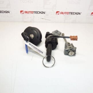 Set of locks and 2 keys Citroën Peugeot 1606423680 4162KF