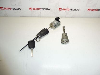 Set of locks and 2 keys Citroën 9801984780 4162PT