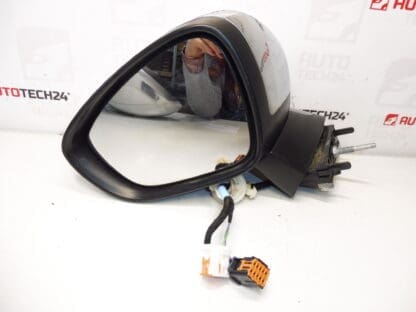 Rear view mirror driver Citroen C4 II B7 Chrome 1608534580 1635517280 - Image 2