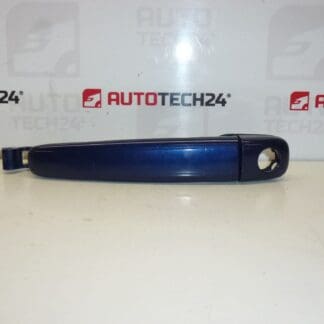 Driver door handle Citroën Peugeot blue EGE 9101W9