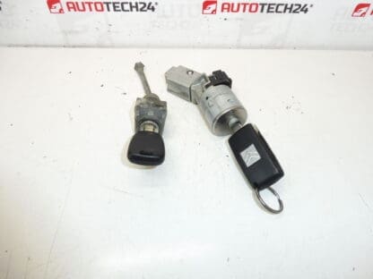 Set of locks and 2 keys Citroën Peugeot 4162KF 4162KC