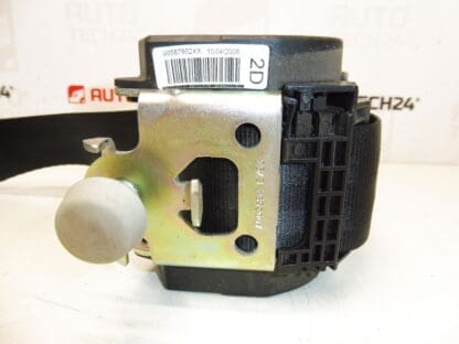 Right Rear Seat Belt Peugeot 207 96587862XX 8975J8 - Image 2