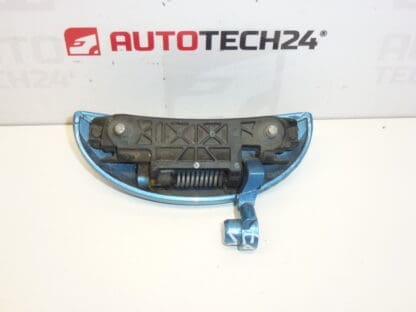 Left rear door handle Citroën C1 Peugeot 107 blue metallic 9101AQ - Image 2